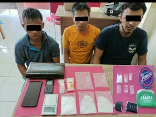 Hendak Edarkan Narkoba, 3 Orang Pria Berhasil Dibekuk Polres Siak